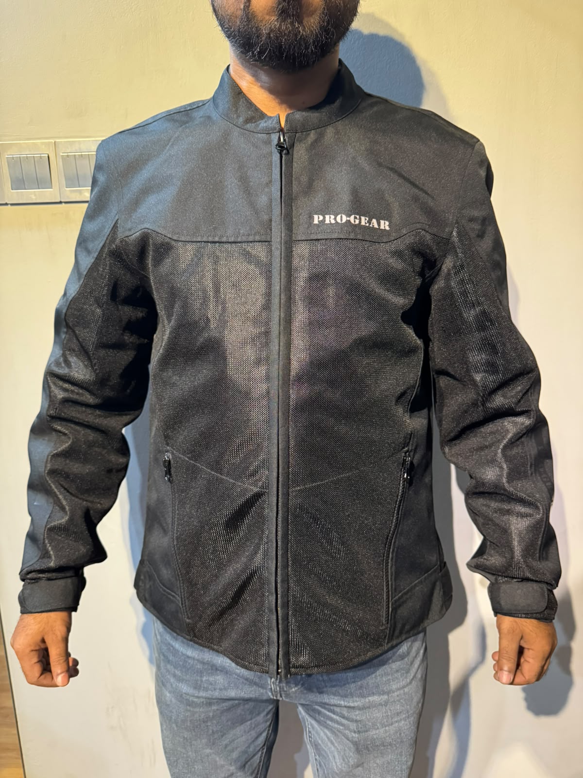 Men's moto jacket